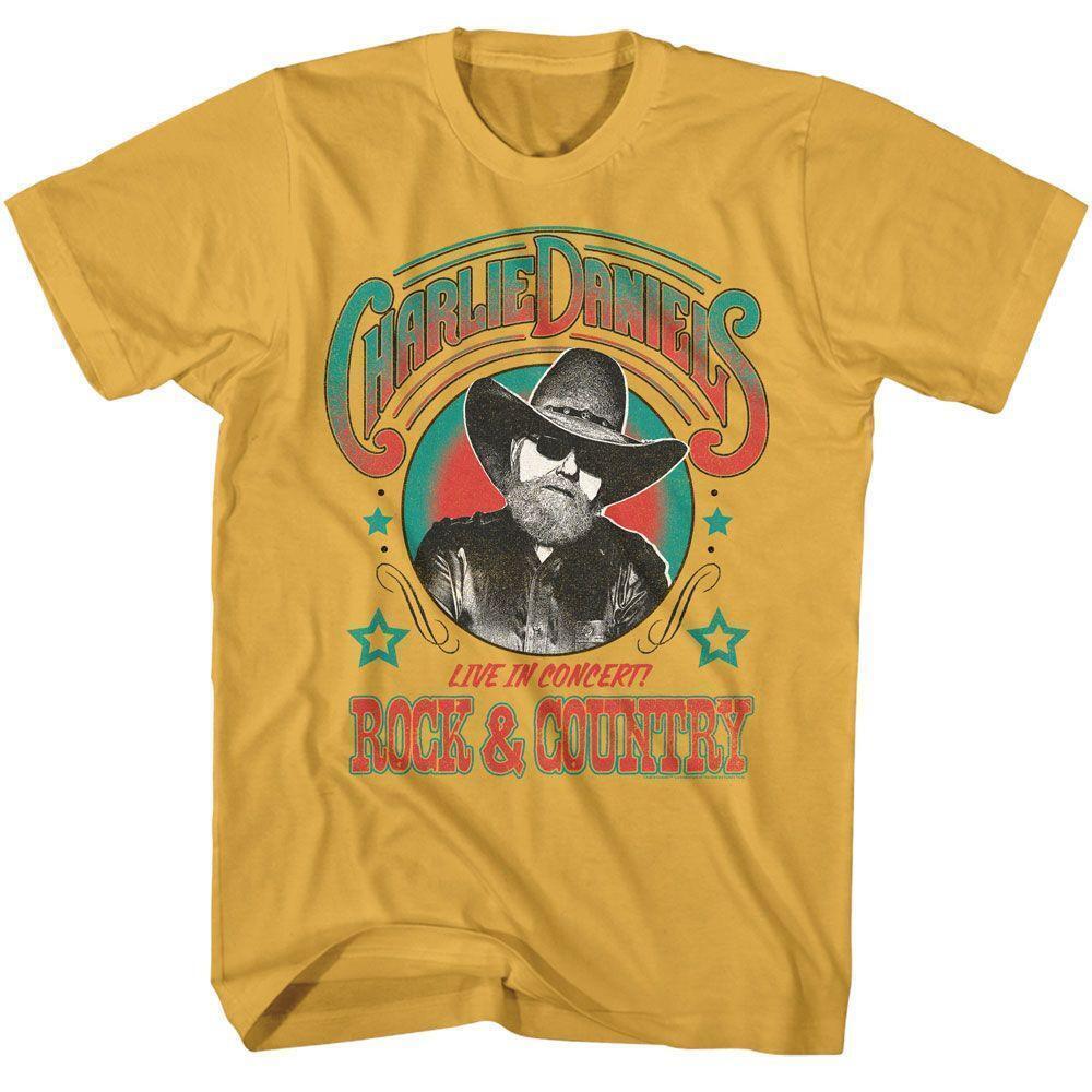 Charlie Daniels Band Rock And Country Ginger T Shirt
